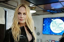 Николь Кидман продемонстрировала свой «вампирский» образ на этой неделе перед появлением в американском ночном телешоу