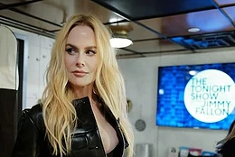 Николь Кидман продемонстрировала свой «вампирский» образ на этой неделе перед появлением в американском ночном телешоу