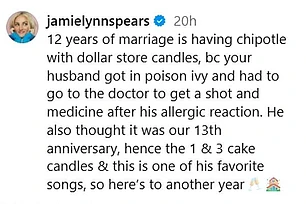 Романтический юбилей Джейми Линн Спирс пошел не по плану