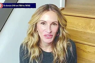 Джулия Робертс неожиданно приняла участие в Red Nose Day на Comic Relief