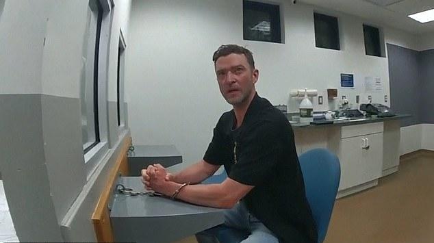 Джастин Тимберлейк на кадрах с нательной камеры: возмущение и юмор во время ареста