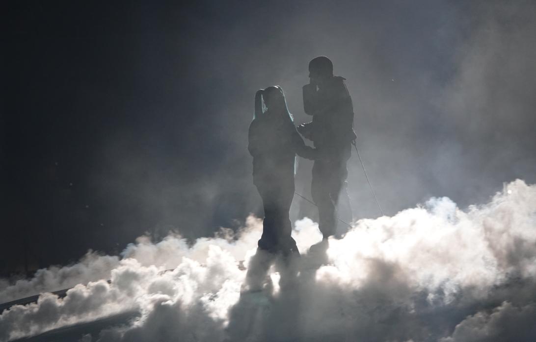 Норт Уэст выступила на концерте Канье Уэста