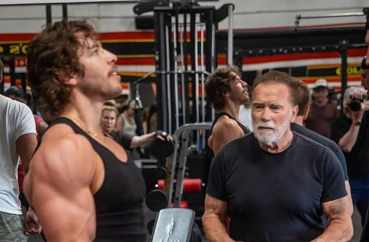 Джозеф Баена, сын Арнольда Шварценеггера, рассказал о роли отца в своём стремительном восхождении в мире бодибилдинга