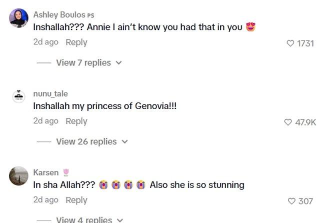 Энн, размышляя о старении в 40 лет, использовала в интервью "Inshallah", что вызвало восторг фанатов.