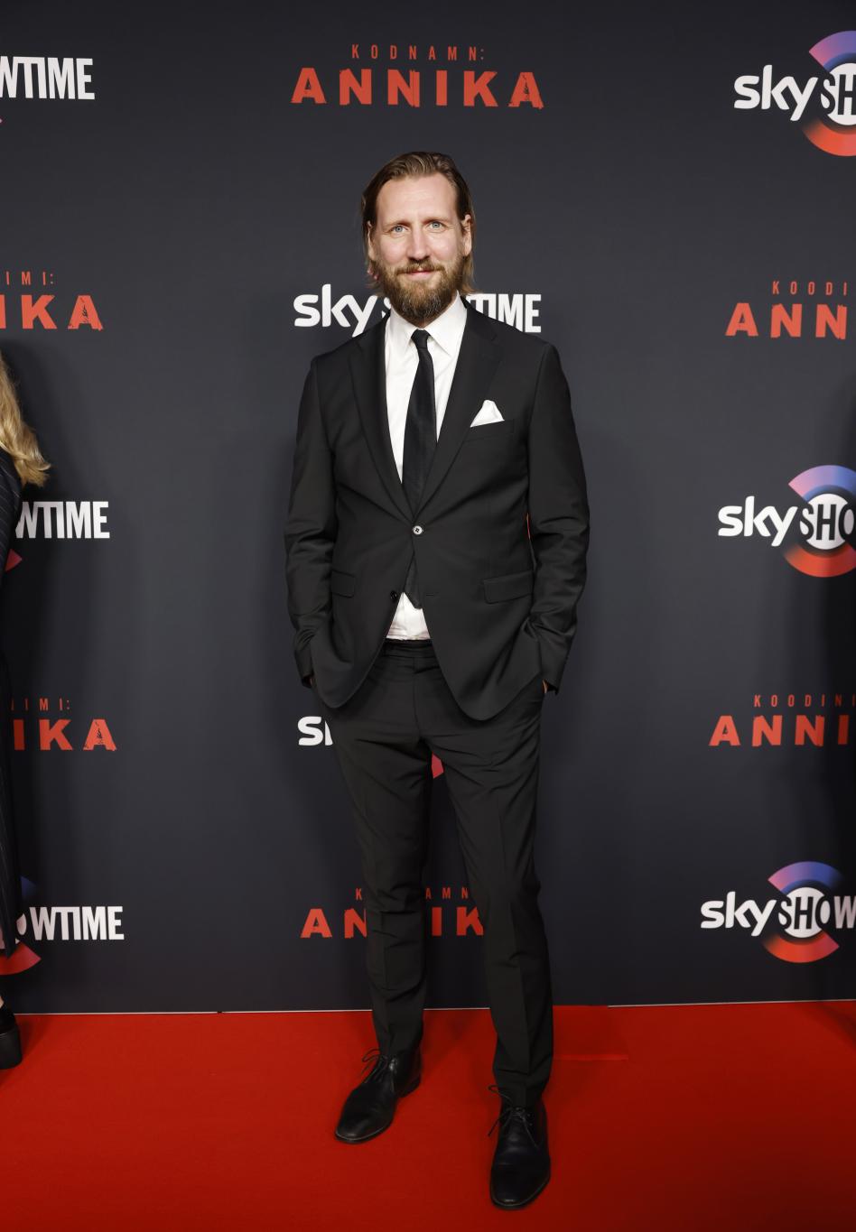 Пекка Стрэнг на премьере сериала "Кодовое имя: Анника" от SkyShowtime.