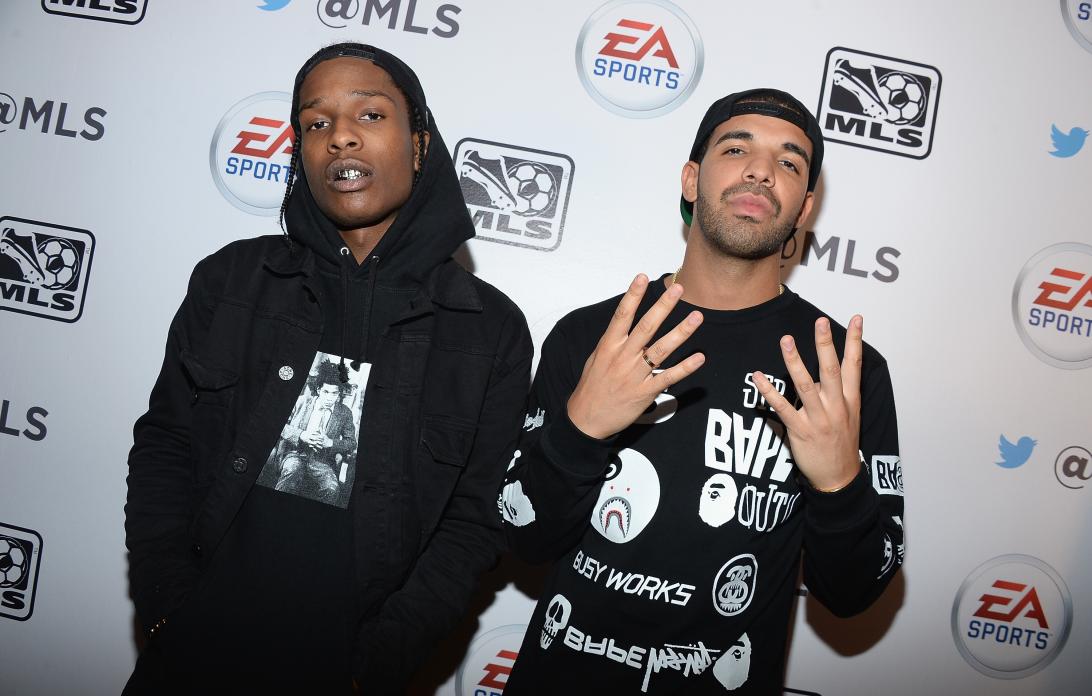 **2013: ASAP Rocky и Drake – вместе на сцене.**