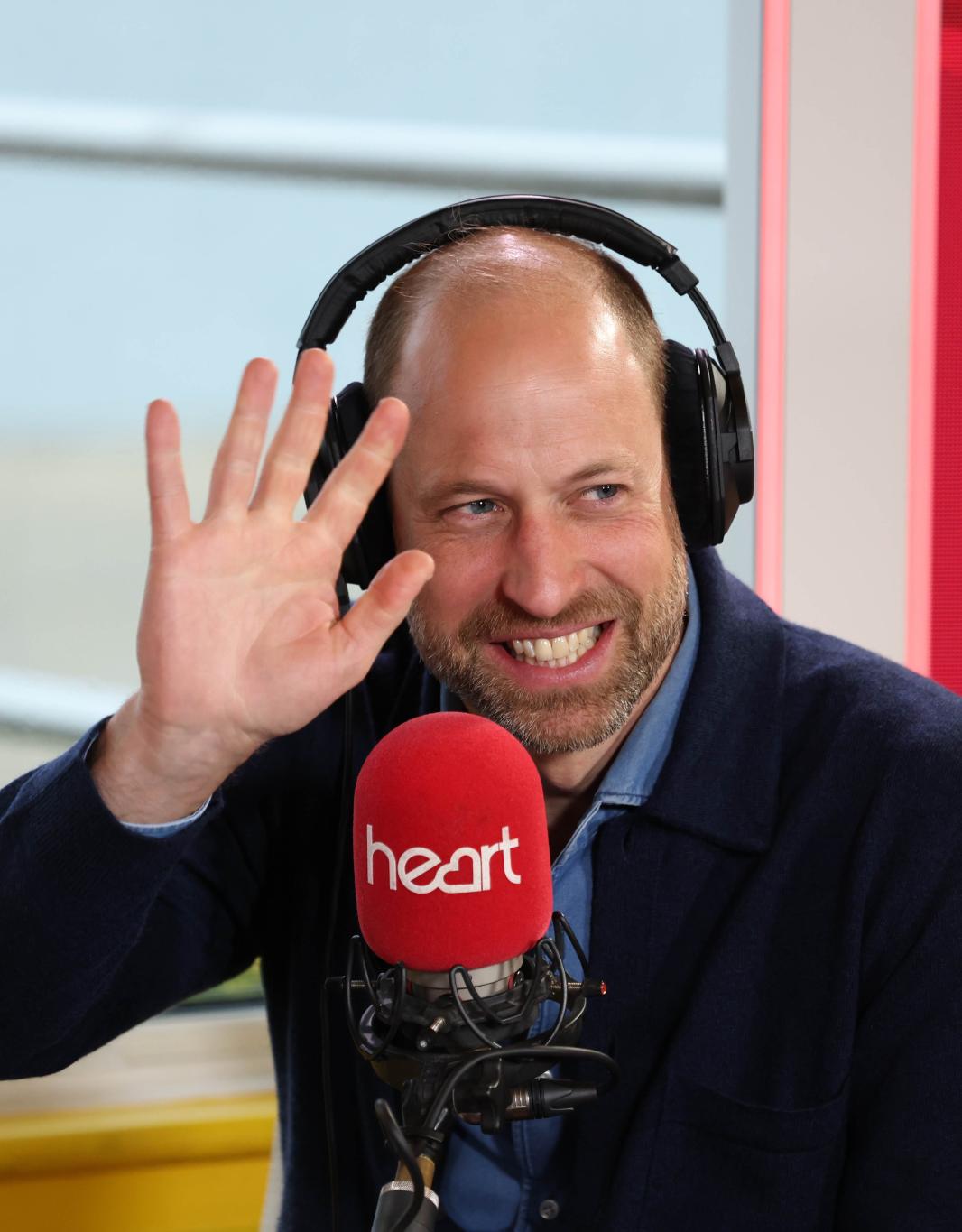 Принц Уильям выступает на Heart Radio 