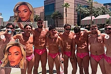 Casey O’Gorman/tvshowbiz/molly-smith/index.htmlmade sure bride-to-be Molly Smith wasn’t far from fiancéTom Clare’s mind amid hisLas Vegasstag do on Saturday