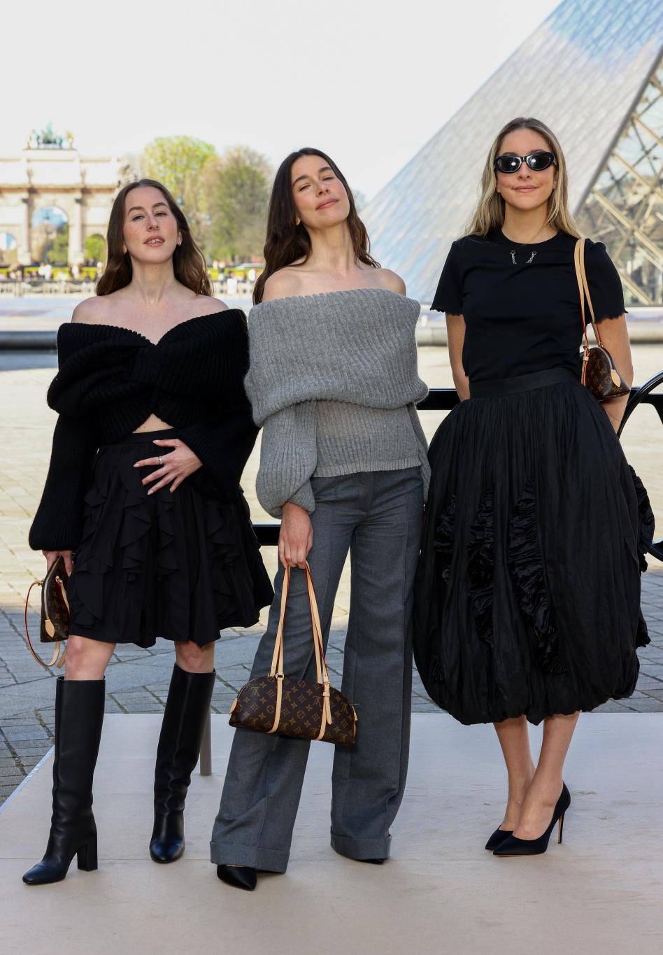Алана, Даниэль и Эсте Хаим посетили показ Louis Vuitton сезона Осень/Зима 2026-2027.