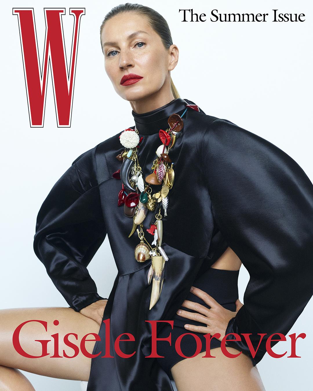 Живая легенда! Жизель Бюндхен украсила обложку W Magazine в образе "Gisele Forever".