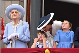 Принц Луи в очередной раз стал звездой парада Trooping the Colour в субботу 2026 года