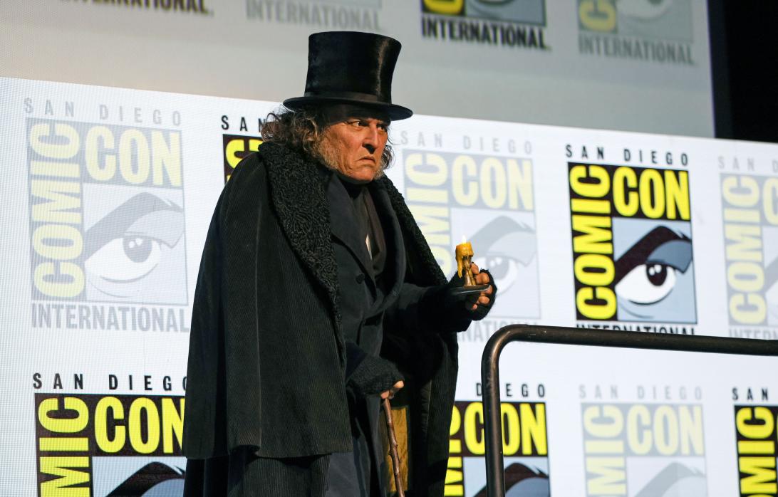 Джонни Депп в образе Скруджа на Comic-Con в Сан-Диего.