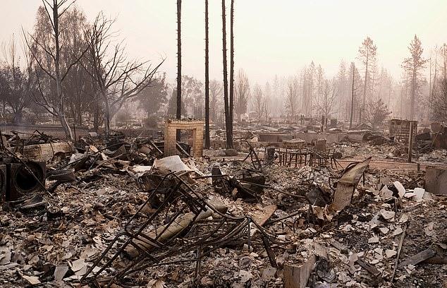 Фотографии показали разрушительные последствия пожара в Спокане.