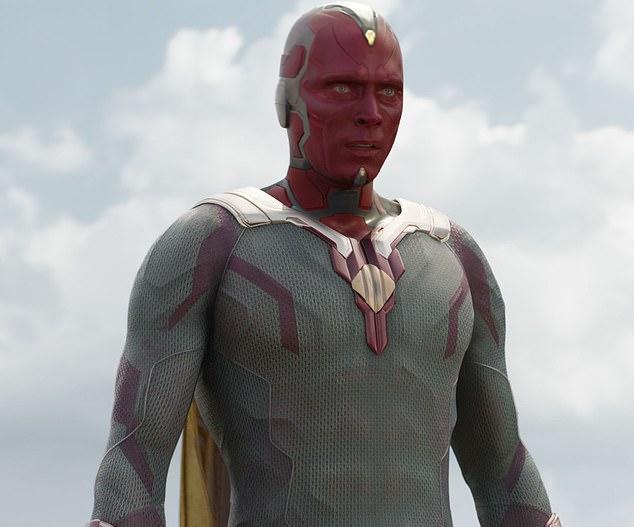Английский актер озвучил и сыграл Вижена (на фото) в проектах Marvel, 2016 год.