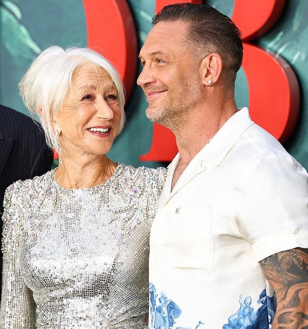 Tom Hardy shared a warm embrace with his MobLand co-star Dame Helen Mirren at the season two premiere on Thursday, but a body language expert has claimed there was more to the hug than meets the eye