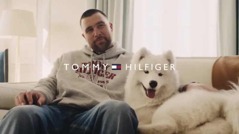 Собака Тейлор Свифт и Трэвиса Келси снялась в рекламе Tommy Hilfiger