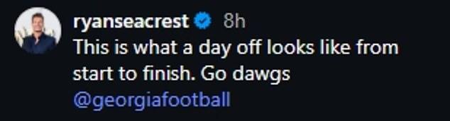 Идеальный выходной: от рассвета до заката. Да здравствует "Georgia Football"!